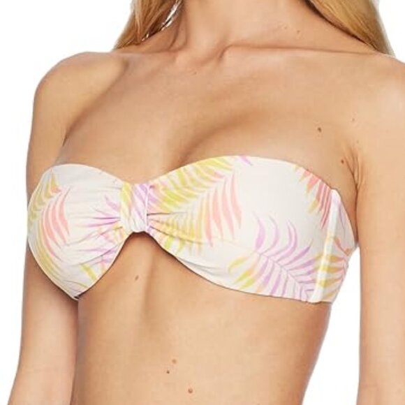 RIP CURL Women's Saltwater Bandeau Blue Bikini Top Sz XS Saltwater Bandeau - Picture 5 of 8